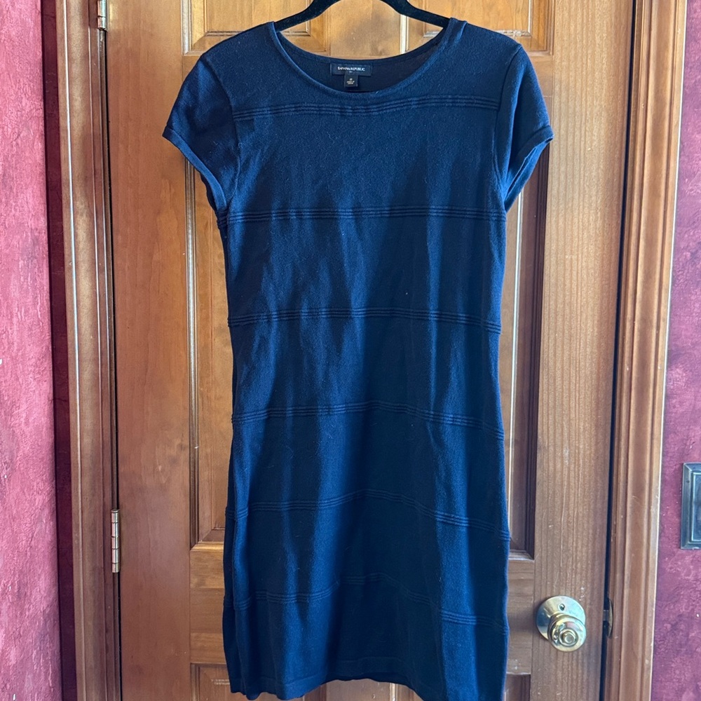 Banana Republic Dark Blue Short Sleeve Top